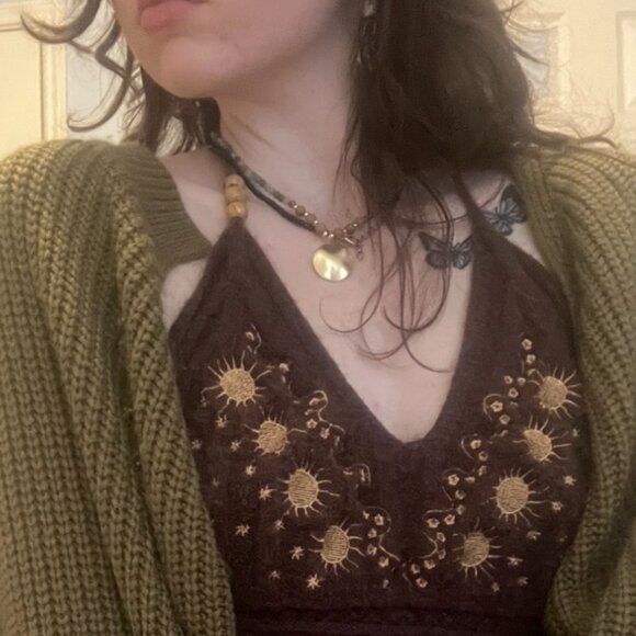 Knit Cropped Sweater - Picture 1 of 4